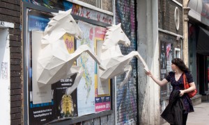 3D Paper-Crafted Horses