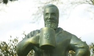 Statue for Loving Beer