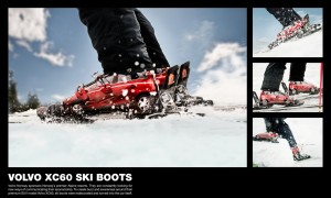 Car ski boots