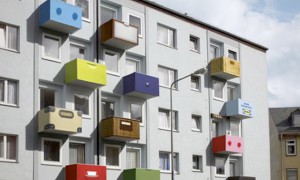 Balconies as storage boxes