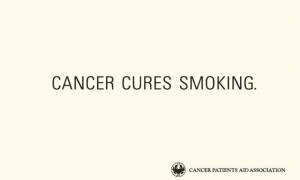 Cancer cures smoking