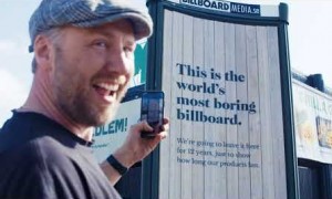 The most boring billboard